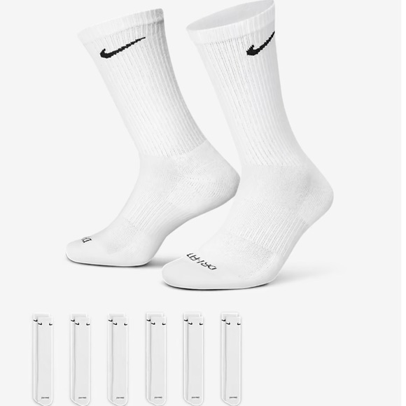 Nike Other - NIKE 
Training Crew Socks (6 Pairs)
Nike Everyday Cushioned